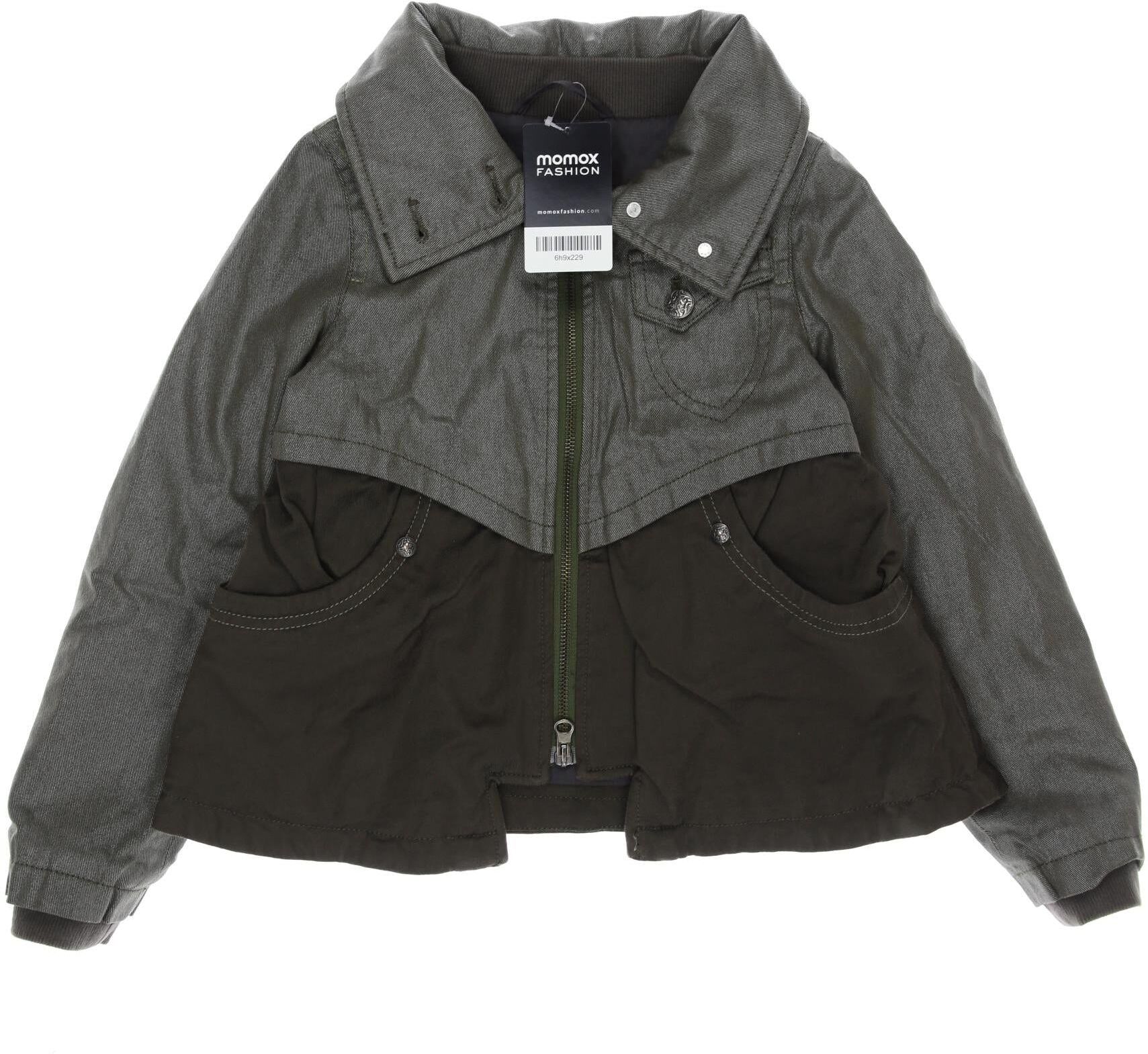 Replay Mädchen Jacke oder Mantel, Grün, Gr. EU 116, Elasthan / Baumwolle / Synthetik / Viskose - Second Hand