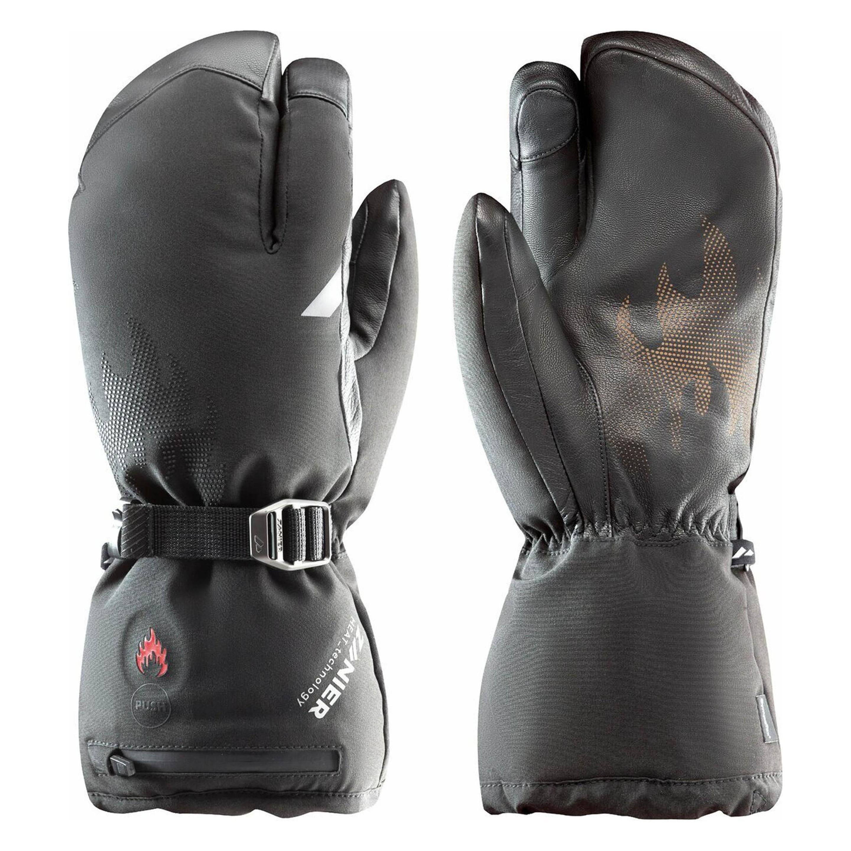 Zanier Gloves Zanier Backcountry Heat STX beheizte Skihandschuhe (Grösse: M = 8,5 schwarz) (8.5) (31342576)