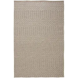 benuta Nest In- & Outdoor-Teppich Naoto Beige 160x230 cm - Teppich für Balkon, Terrasse & Garten