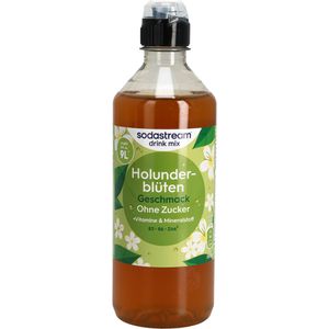 Sodastream Sirup Holunderblüte, zuckerfrei, Getränkesirup für ca. 9 Liter Fertiggetränk, 440 ml