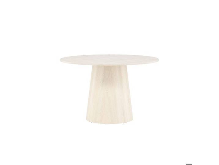 Lanzo table de salle à manger Ø120 cm whitewash.