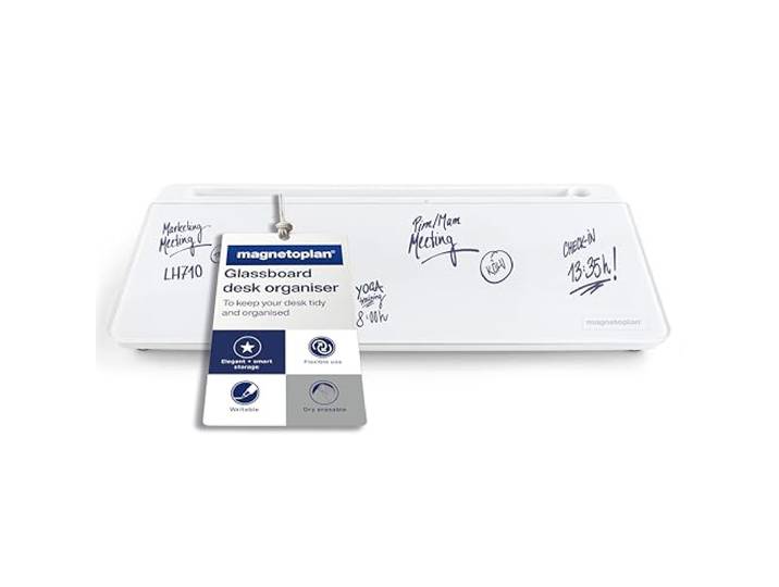 magnetoplan Organiseur de bureau en verre