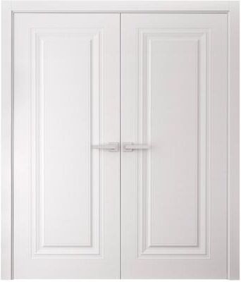 SARTODOORS Basic 9111 White Wood Interior Double Doors