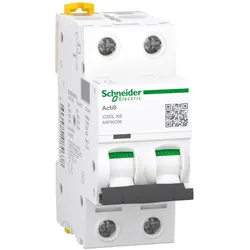 Schneider Electric A9F95206 Leitungsschutzschalter iC60L, 2P, 6A, K-Charakteristik, 25kA