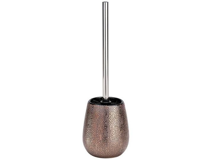 WC-Garnitur WENKO Marrakesh , braun, B:12,5cm H:41cm, Keramik, Reinigungsbürsten, WC-Garnitur
