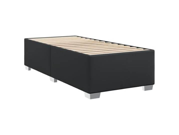vidaXL Bettgestell Schwarz 80x200 cm Kunstleder