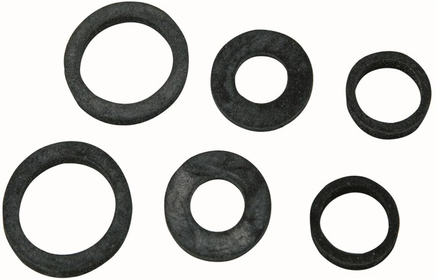 KIRCHHOFF Schlauchverschraubungs- dichtung-Sortiment Gummi, für 1/2" 3/4" 1" (3x2) (98696890)
