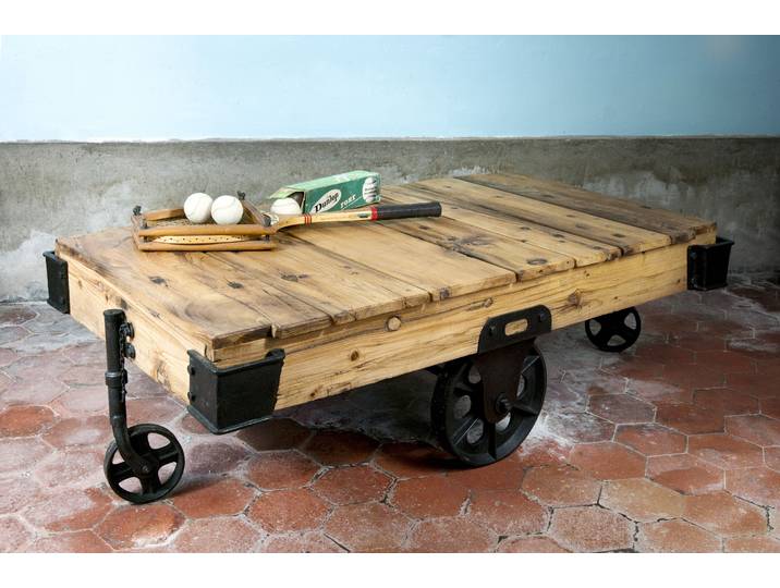 Table basse en bois Wood Wagon