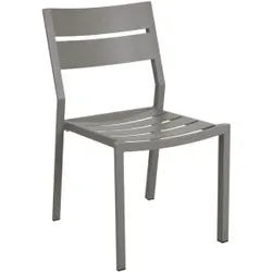 Brafab Delia Diningstuhl, Aluminium Khaki, stapelbar