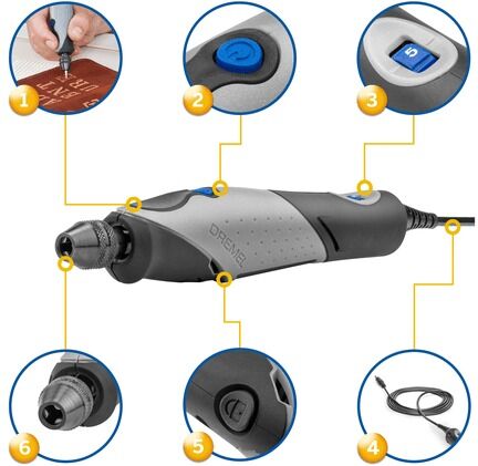 Outil mutli-usage 9 W Stylo+ avec 15 accessoires DREMEL F0132050JM