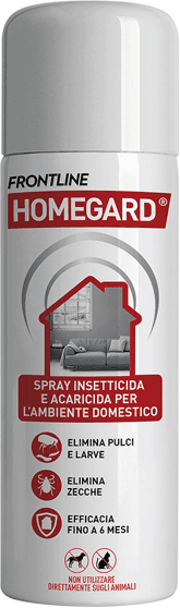 Frontline Homegard Spray Insetticida Antipulci E Acaricida Per L'Ambiente Domestico 250 ml