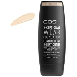 Gosh X-Ceptional Wear Foundation Long Lasting Makeup 11 Porcelain 35ml