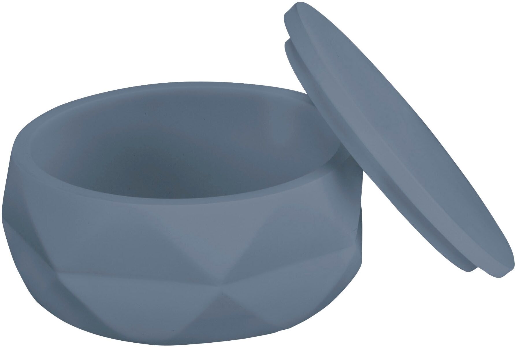 Aufbewahrungsdose KLEINE WOLKE "Crackle Jar", blau (mare), Polyresin (Kunststein), Aufbewahrungsboxen, Aufbewahrungsdose mare Einheitsgröße