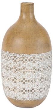 Embossed Pattern Decorative Vase