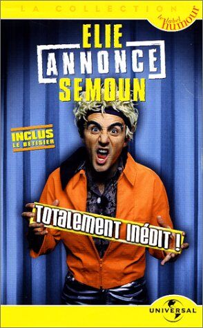 Elie Semoun - Elie : Annonce Semoun [VHS] [FR Import] - Preis vom 11.10.2026 23:13:37 h