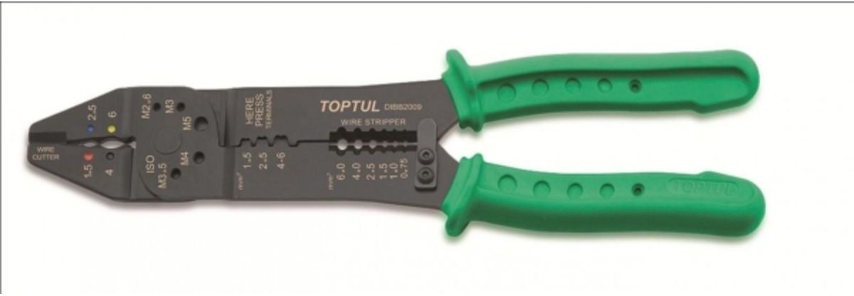 Toptul Pinze per installazione elettrica DIBB1009