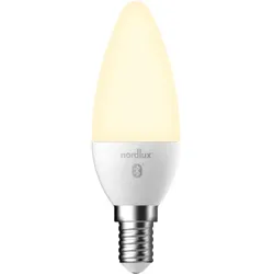 Nordlux LED Leuchtmittel SMART E14, C35, 4,7W, 2700K, 380lm, dimmbar, weiß NORD-2170171401