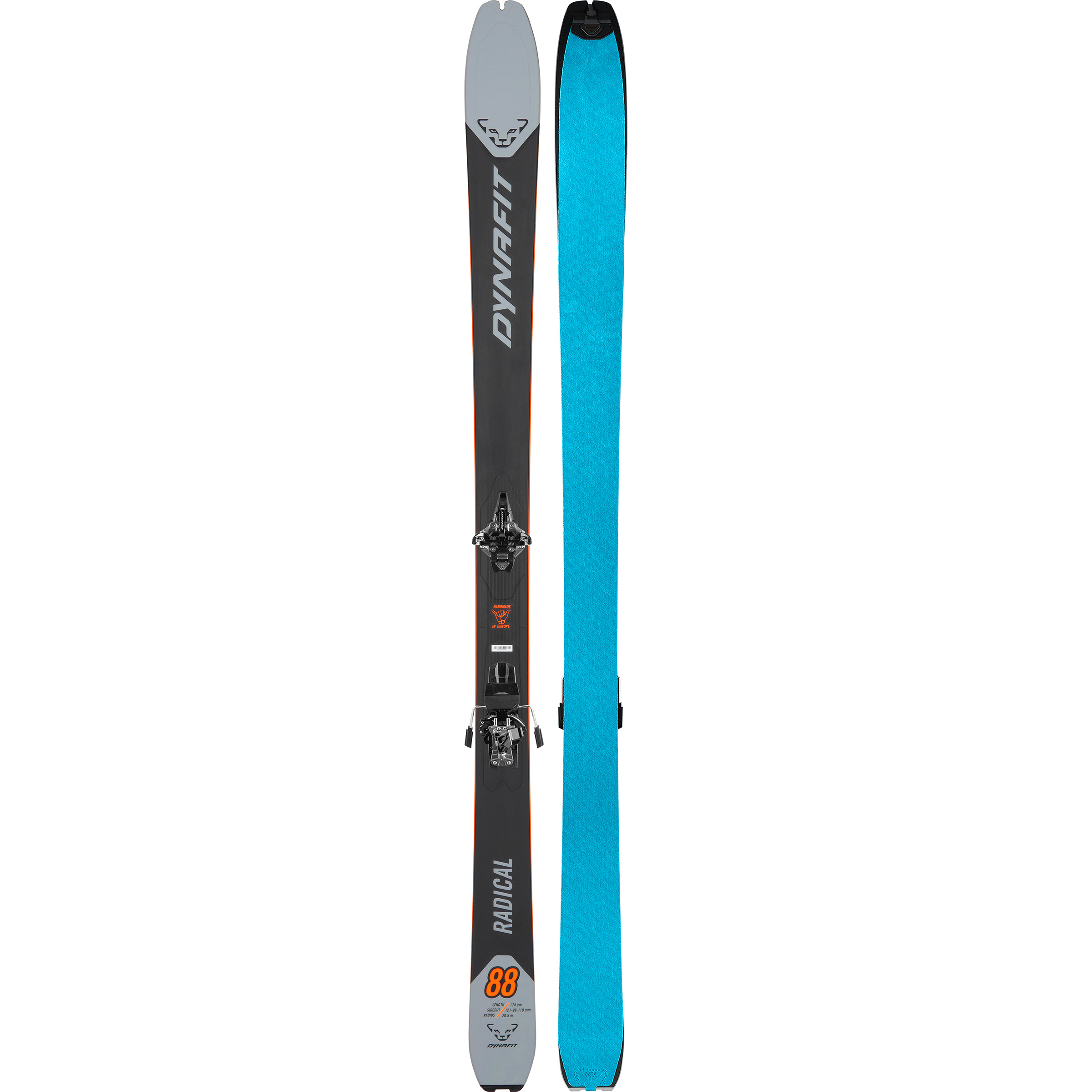 Dynafit Radical 88 Tourenski Set 25/26 Tourenski-Set schwarz Größe 182cm Skitour