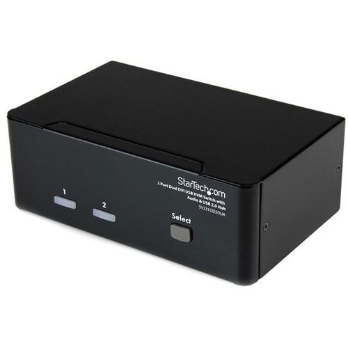 Startech 2 Port DVI USB mit Audio (SV231DD2DUA)