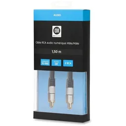 D2 Diffusion C ble RCA numérique 1.5M (1.50 m, Cinch Kabel), Audiokabel