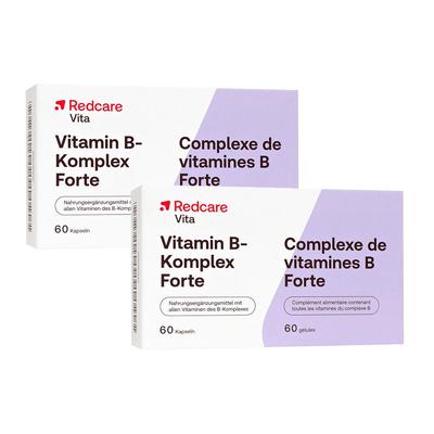 2er Set Vitamin B-Komplex Forte RedCare 2x60 St Kapseln