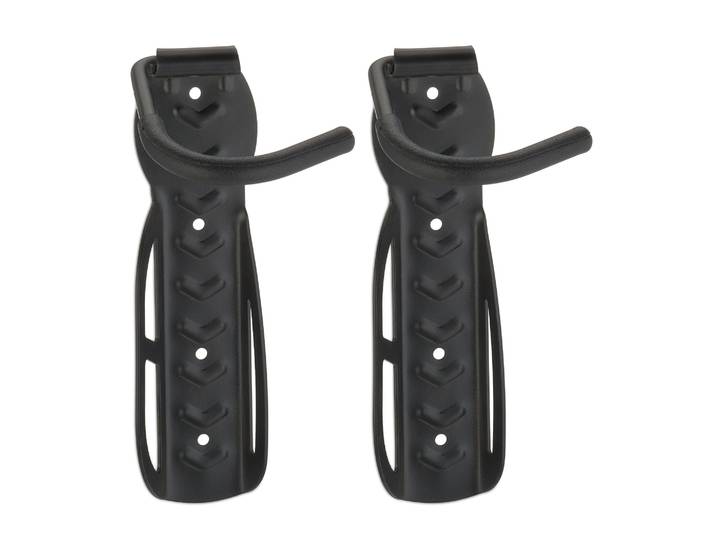 Fahrrad Wandhalter 2er-Set Schwarz