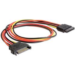 Delock Strom Anschlusskabel 0.5 m Mehrfarbig 60132