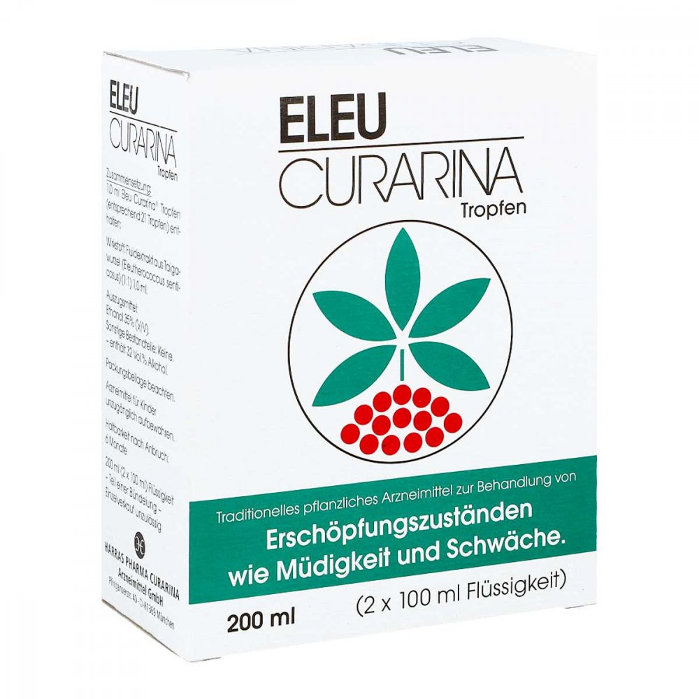 Harras Pharma Curarina Arzneimittel GmbH Eleu Curarina Tropfen 1ml Taigawurzel-Fluidextrakt 16666770