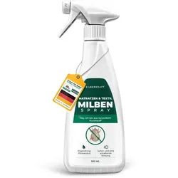 Milbenspray für Matratzen & Textil - Milben im Bett vertreiben: 500 ml