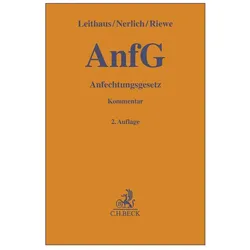 Anfechtungsgesetz, Fachbücher von Anne Deike Riewe, Jörg Nerlich, Rolf Leithaus