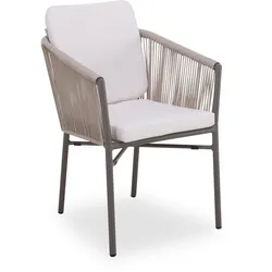 Gartenstuhl SANSIBAR OSLO (BHT 55x61x76 cm) - Bezug: Stoff - BHT 55x61x76 cm