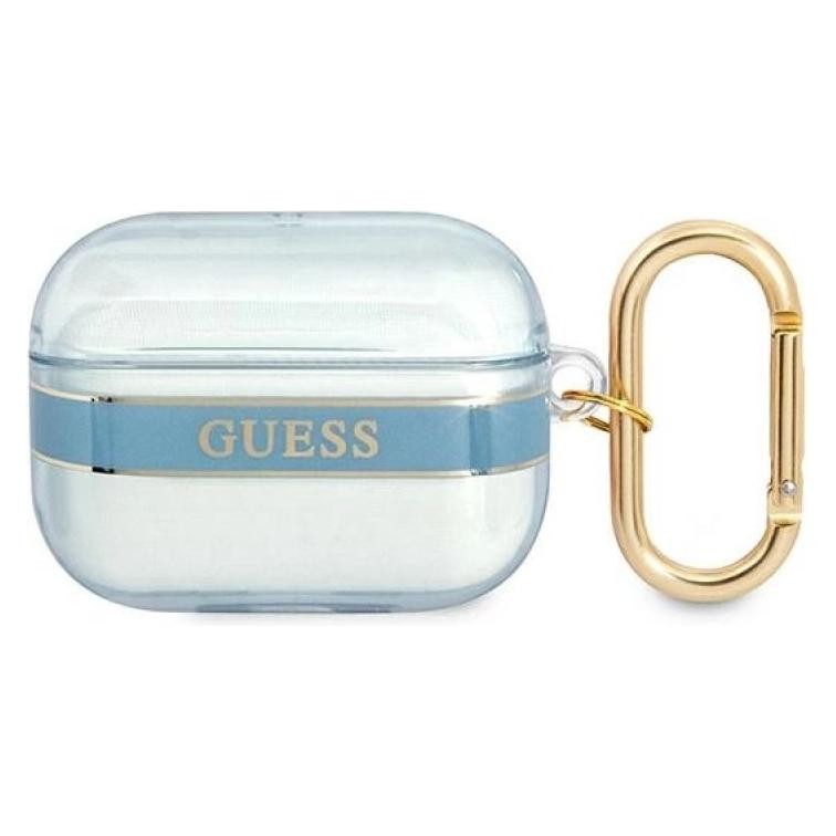 Guess GUAPHHTSB AirPods Pro cover blue (Kopfhörer Hülle) (GUE002021-0)