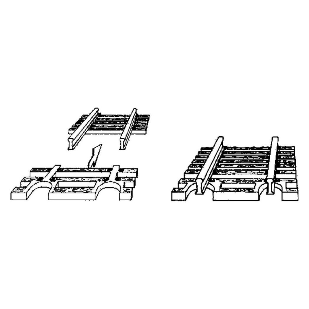 Fleischmann N Gleis (ohne Bettung) 22215 F (Spur N) (22215)