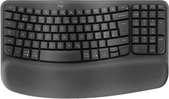 Tangentbord LOGITECH Wave Svart