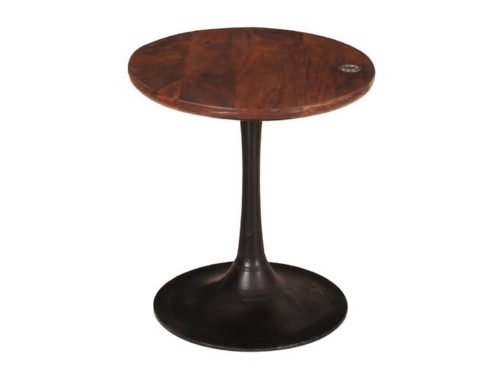 Tom Tailor Bijzettafel Chaz Mangohout, 40cm - Bruin - Rond