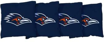 Skip's Garage Texas San Antonio Roadrunners Blue Cornhole Bags