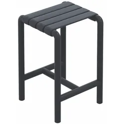HEWI Hocker Serie 801, Polyamid, matt, 345x336x505 mm, Felsgrau