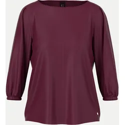 Seidenbluse mit 3/4-Arm Violett 38