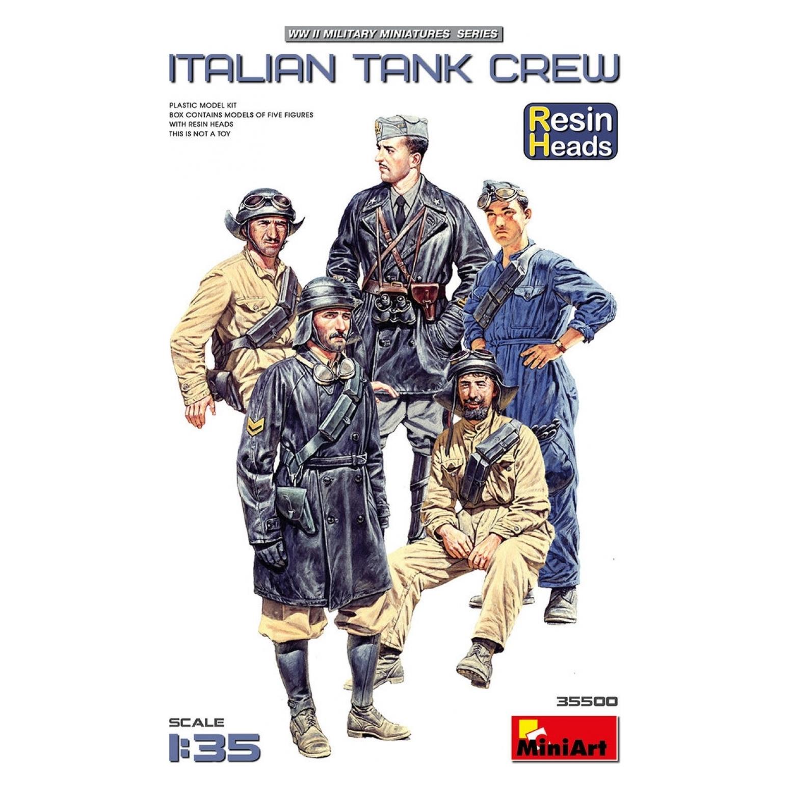 Mini art 1:35 Fig.-Set Ital. Panzerbes. (5) R.He. (550035500)