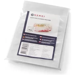 Hendi Vakuum-Kochbeutel 100 Stk., Lebensmittelverpackung, Transparent
