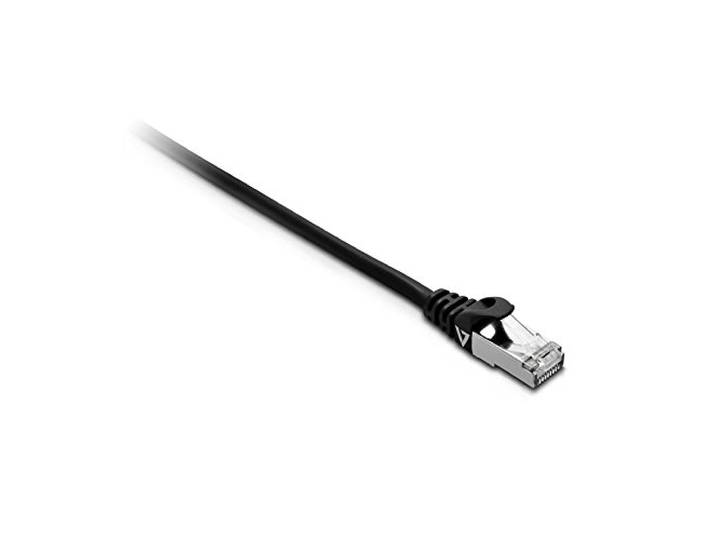 V7 V7CAT7FSTP-2M-BLK-1E CAT7 SFTP 2m ruwe patchkabel zwart