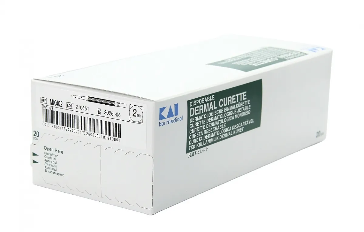 KAI Europe GmbH Kai Einmal Ringkürette (20 Stück) Kunststoff 5,0 mm MK405