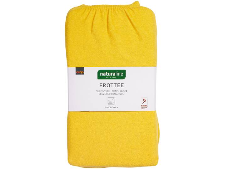 Naturaline Textil Bio Fixl. Frotte 90x200 gelb