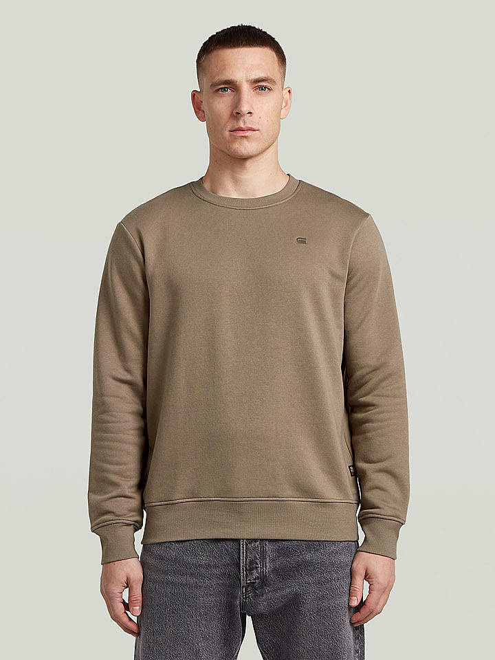 G-Star Sweatshirt in Taupe - XXL
