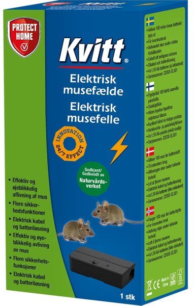 Kvitt Elektrisk Musefælde