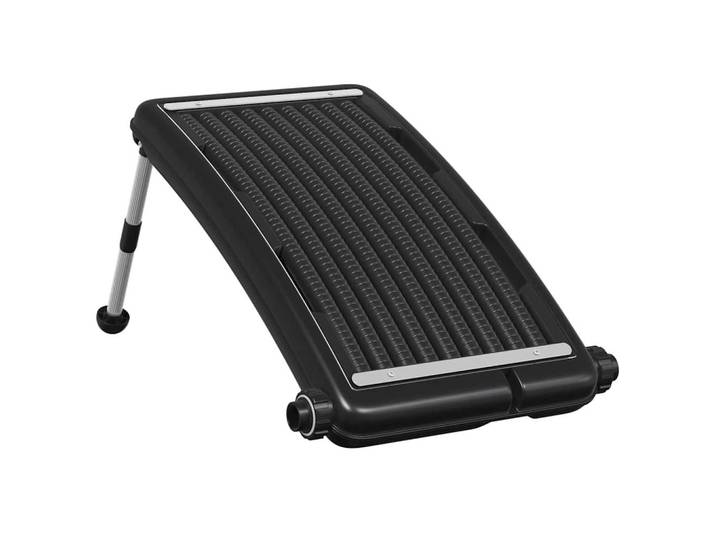 vidaXL Solarkollektor Für Pool Gebogen 72,5/46 Cm, Schwarz, Kunststoff, 46x35x72.5 cm, Freizeit & Co, Pools & Wasserspaß, Poolzubehör