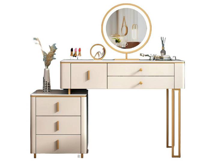 Xlmoebel Schminktisch Eleganter Konsolentisch aus hochwertigem Holz mit modernem Design (Schminktisch, 1-St., Schminktisch), Hergestellt in Europa