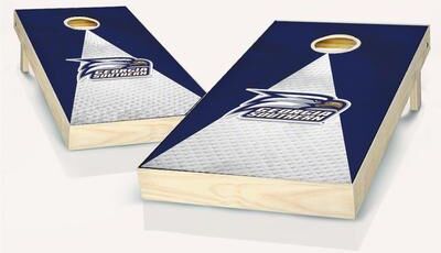 Skip's Garage Georgia Southern Jersey Outdoor Cornhole Board Set