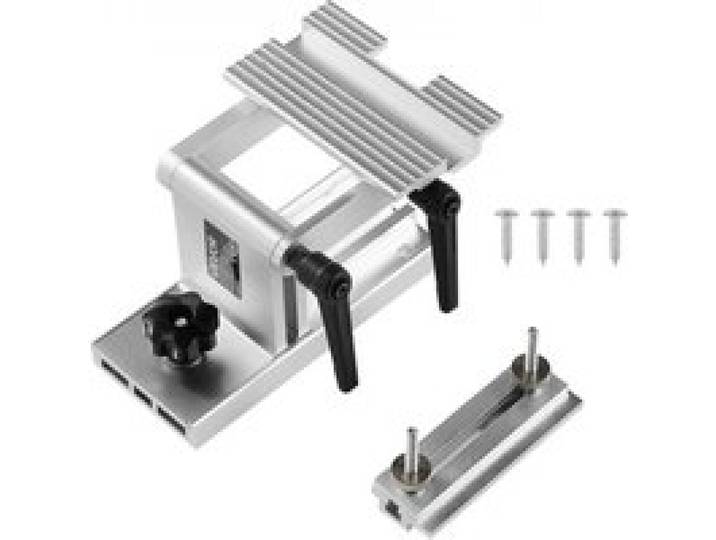 VEVOR Gabarit de Repose-outil d'Affûtage pour Meuleuse d'Établi 15 et 20 cm, Glissière Onglet Plate, Plateforme Rotative, Support Outils pour Meuleuse d'Établi pour Lames et Ciseaux 0-6,35 cm de Large