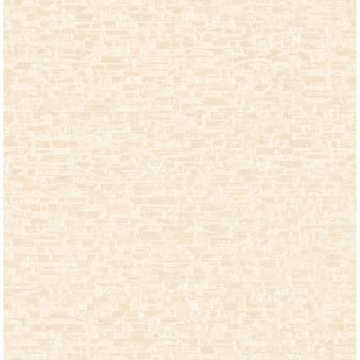 A-Street Prints Belvedere Cream Faux Slate Wallpaper